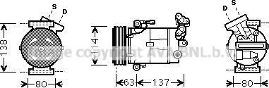 Prasco RTK437 - Compressore, Climatizzatore autozon.pro