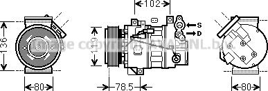 Prasco RTK620 - Compressore, Climatizzatore autozon.pro