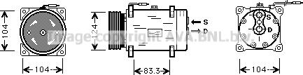 Prasco RTK038 - Compressore, Climatizzatore autozon.pro