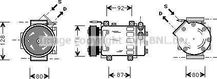 Prasco RTK079 - Compressore, Climatizzatore autozon.pro