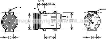 Prasco RTK073 - Compressore, Climatizzatore autozon.pro