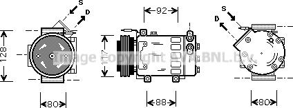 Prasco RTK285 - Compressore, Climatizzatore autozon.pro