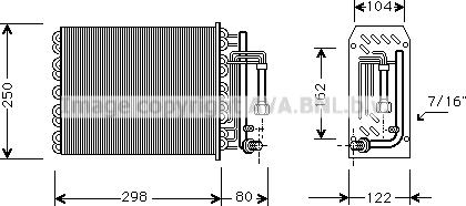 Prasco SBV049 - Evaporatore, Climatizzatore autozon.pro