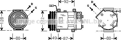 Prasco SCAK026 - Compressore, Climatizzatore autozon.pro