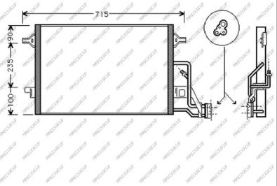 Prasco SK418C001 - Condensatore, Climatizzatore autozon.pro