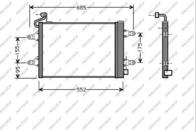 Prasco SK320C001 - Condensatore, Climatizzatore autozon.pro