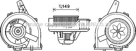 Prasco ST8044 - Elettromotore, Ventilatore abitacolo autozon.pro