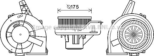 Prasco ST8045 - Elettromotore, Ventilatore abitacolo autozon.pro