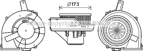 Prasco ST8046 - Elettromotore, Ventilatore abitacolo autozon.pro