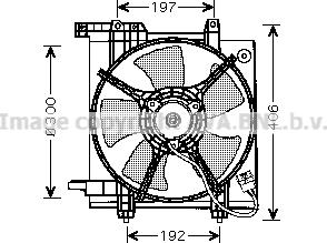 Prasco SU7503 - Ventola, Raffreddamento motore autozon.pro