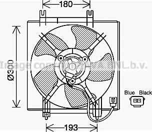 Prasco SU7517 - Ventola, Raffreddamento motore autozon.pro