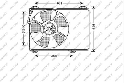 Prasco SZ034F001 - Ventola, Raffreddamento motore autozon.pro