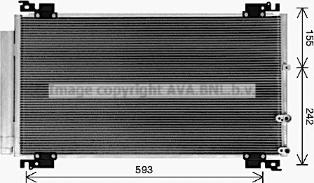 Prasco TO5766D - Condensatore, Climatizzatore autozon.pro