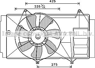 Prasco TO7580 - Ventola, Raffreddamento motore autozon.pro