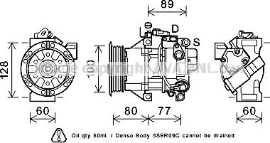 Prasco TOAK618 - Compressore, Climatizzatore autozon.pro