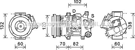 Prasco TOAK721 - Compressore, Climatizzatore autozon.pro