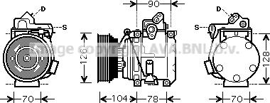 Prasco TOK441 - Compressore, Climatizzatore autozon.pro