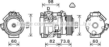 Prasco TOK726 - Compressore, Climatizzatore autozon.pro