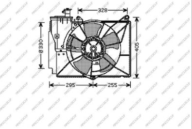 Prasco TY320F002 - Ventola, Raffreddamento motore autozon.pro