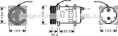 Prasco UVAK047 - Compressore, Climatizzatore autozon.pro