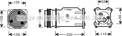 Prasco UVK061 - Compressore, Climatizzatore autozon.pro