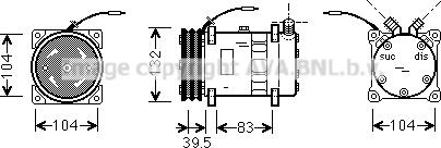 Prasco UVK034 - Compressore, Climatizzatore autozon.pro