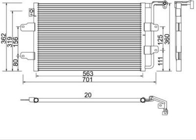 Prasco VG420C001 - Condensatore, Climatizzatore autozon.pro