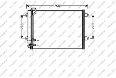 Prasco VG054C001 - Condensatore, Climatizzatore autozon.pro