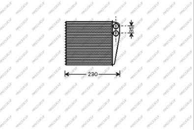 Prasco VG055H001 - Scambiatore calore, Riscaldamento abitacolo autozon.pro