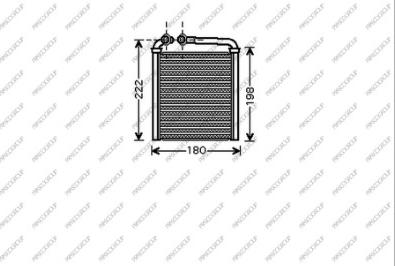 Prasco VG036H002 - Scambiatore calore, Riscaldamento abitacolo autozon.pro