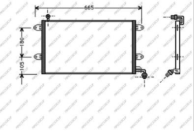 Prasco VG032C001 - Condensatore, Climatizzatore autozon.pro