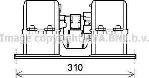 Prasco VL8071 - Elettromotore, Ventilatore abitacolo autozon.pro