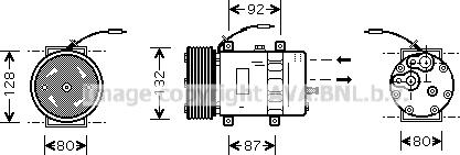 Prasco VLAK030 - Compressore, Climatizzatore autozon.pro