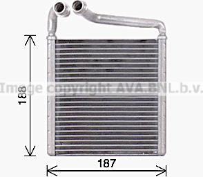 Prasco VN6416 - Scambiatore calore, Riscaldamento abitacolo autozon.pro