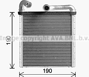 Prasco VN6424 - Scambiatore calore, Riscaldamento abitacolo autozon.pro