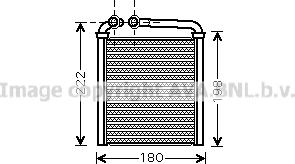 Prasco VN6256 - Scambiatore calore, Riscaldamento abitacolo autozon.pro