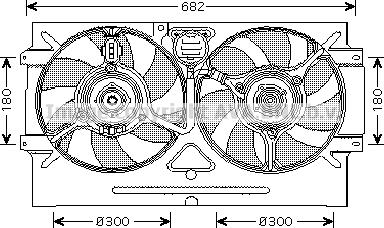 Prasco VN7518 - Ventola, Raffreddamento motore autozon.pro