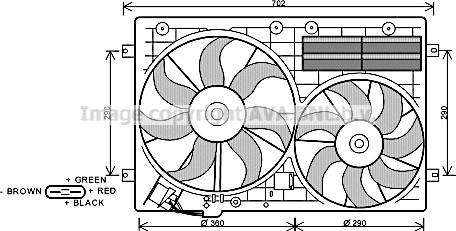 Prasco VN7529 - Ventola, Raffreddamento motore autozon.pro