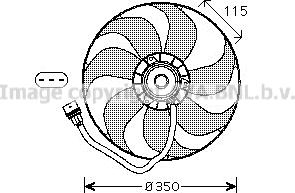 Prasco VN7521 - Ventola, Raffreddamento motore autozon.pro