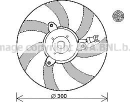 Prasco VN7527 - Ventola, Raffreddamento motore autozon.pro