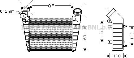 Prasco VNA4216 - Intercooler autozon.pro