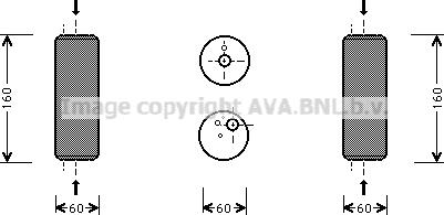 Prasco VND014 - Essiccatore, Climatizzatore autozon.pro