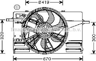 Prasco VO7508 - Ventola, Raffreddamento motore autozon.pro