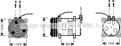 Prasco VOK052 - Compressore, Climatizzatore autozon.pro