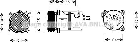 Prasco VOK030 - Compressore, Climatizzatore autozon.pro