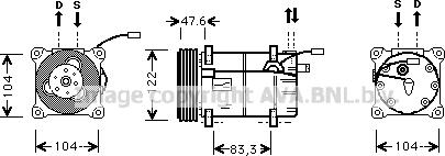 Prasco VOK109 - Compressore, Climatizzatore autozon.pro