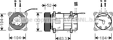 Prasco VOK122 - Compressore, Climatizzatore autozon.pro