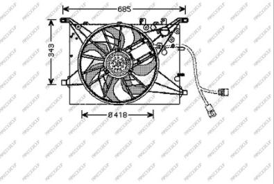 Prasco VV042F001 - Ventola, Raffreddamento motore autozon.pro