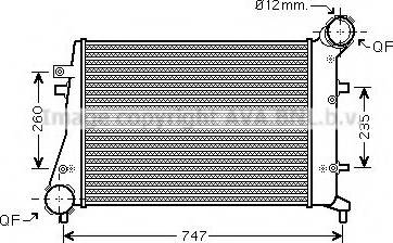 Prasco VW4268 - Intercooler autozon.pro