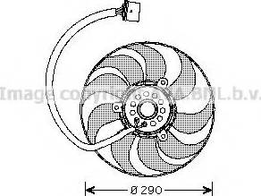 Prasco VW7520 - Ventola, Raffreddamento motore autozon.pro